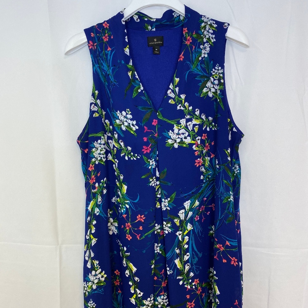 Worthington Floral Cocktail Dress Size 14